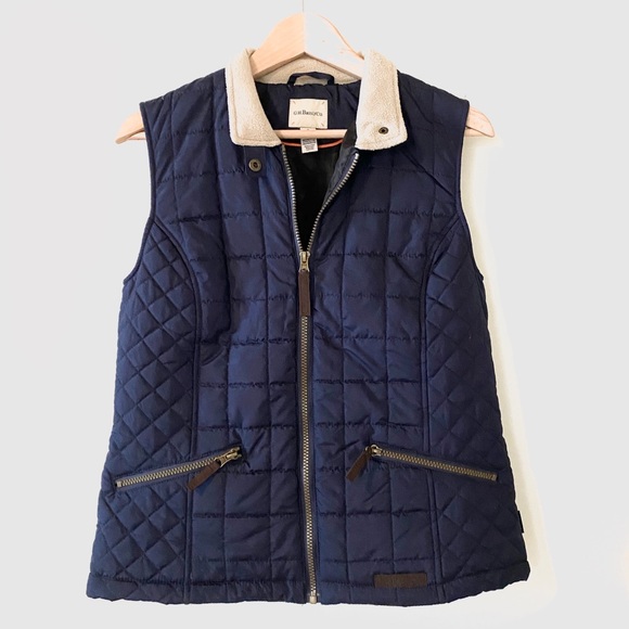 G.H. Bass & Co. Jackets & Blazers - Navy Quilted Puffer Vest
